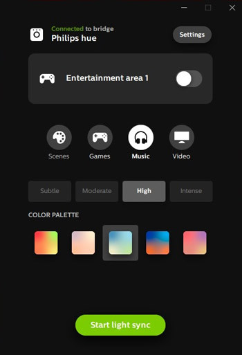 Philips hue app for computer